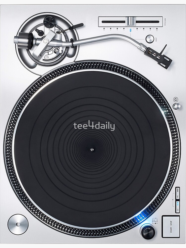 Classic Turntable Silver by tee4daily