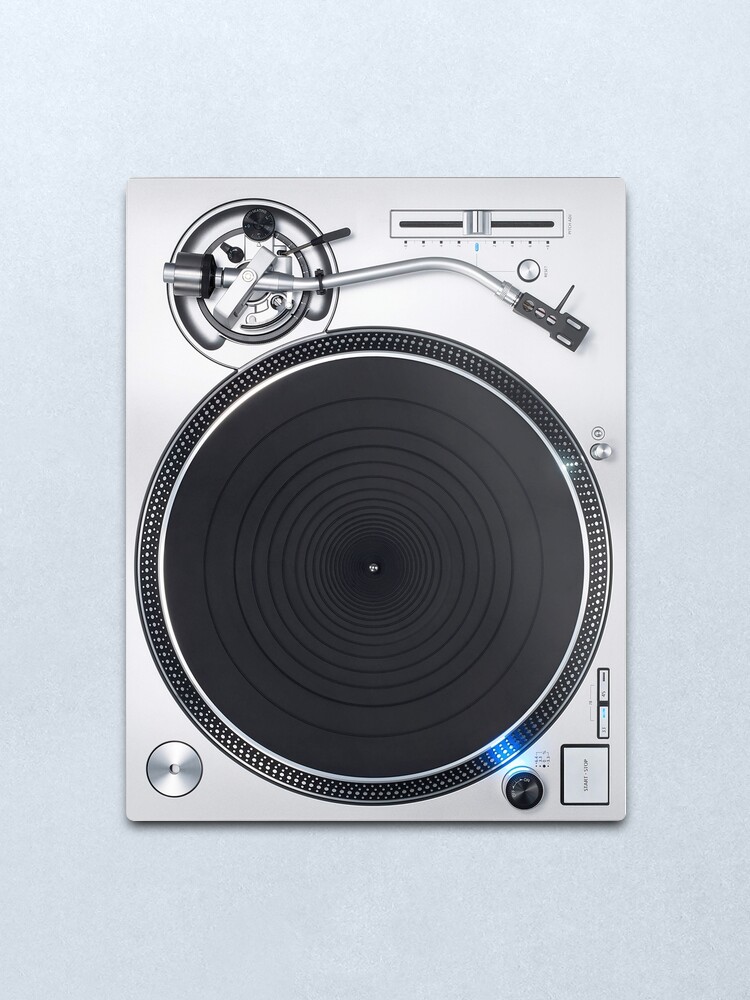 Alternate view of Classic Turntable Silver Metal Print