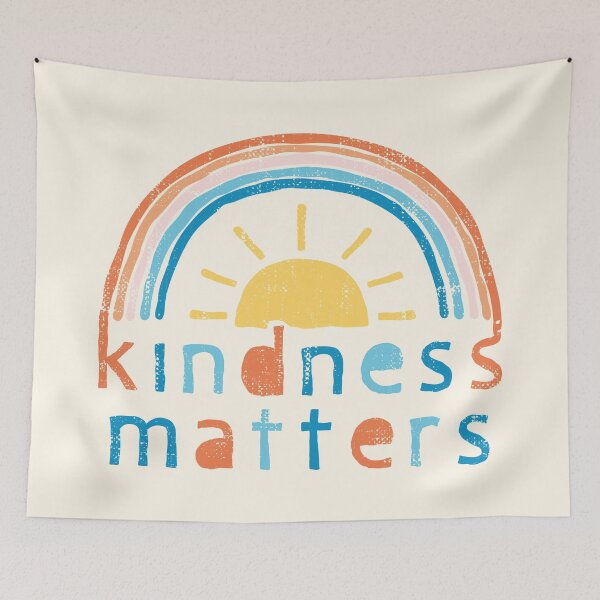 Item preview, Kindness Matters. Typography Design with Rainbow designed and sold by lents.