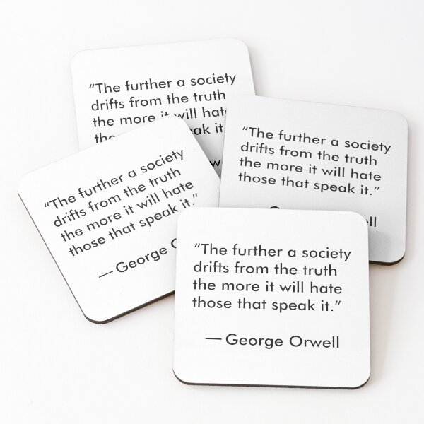 Artikelvorschau, Zitat „Wahrheit“ von George Orwell entworfen und verkauft von suddenlysomeday.