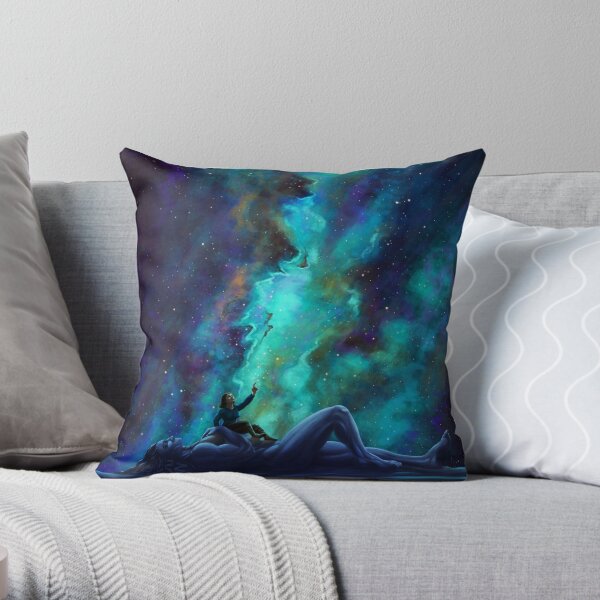 Under the Stars Throw Pillow