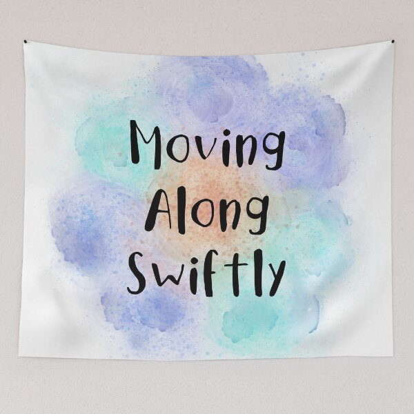 Item preview, Moving Along Swiftly (black) Motivational designed and sold by Odsy.