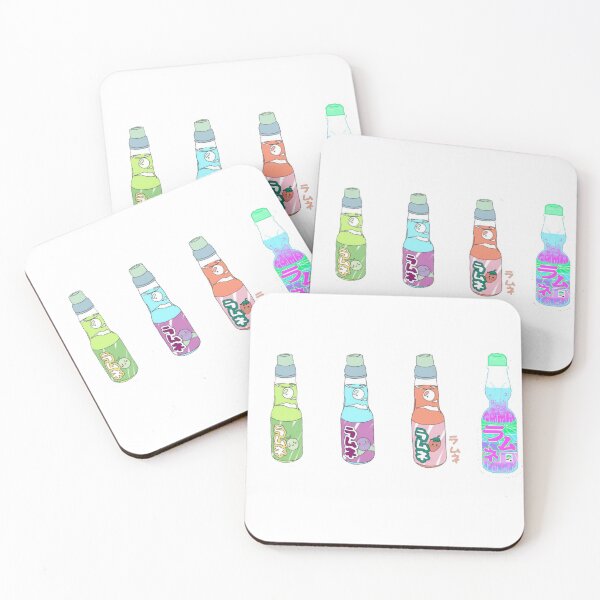 Item preview, Japanese marble soda pack (4 stickers) designed and sold by Ksofficial.