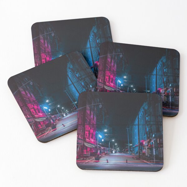 Item preview, neon cyberpunk street designed and sold by StbdCapsized.