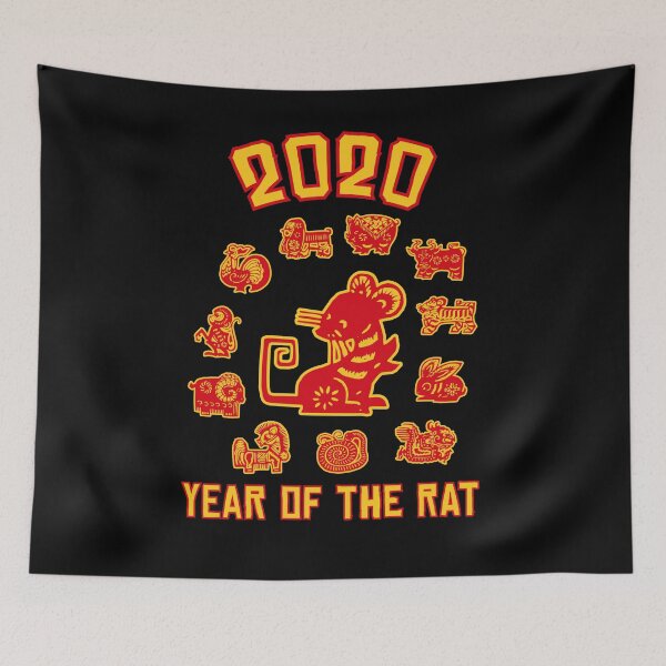 Item preview, Chinese New Year 2020 - Year of the Rat Zodiac Design designed and sold by simplytldr.