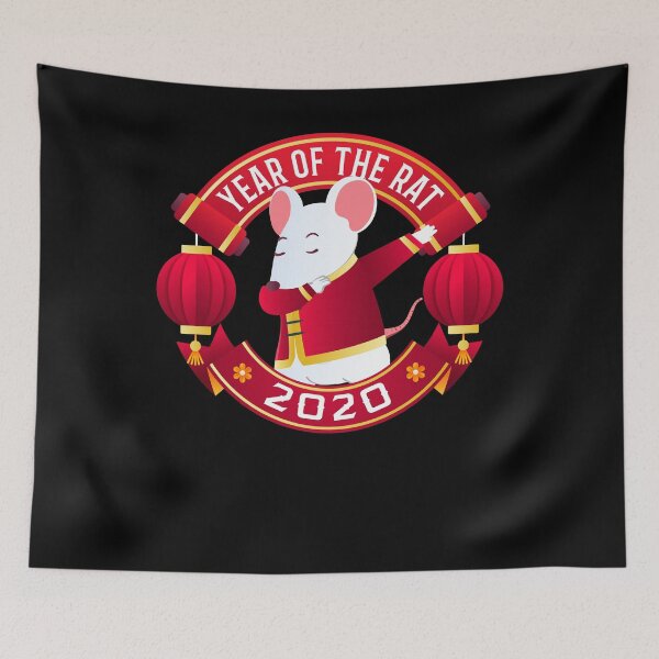 Item preview, Dabbing Chinese New Year 2020 - Year of the Rat Zodiac Gift designed and sold by simplytldr.