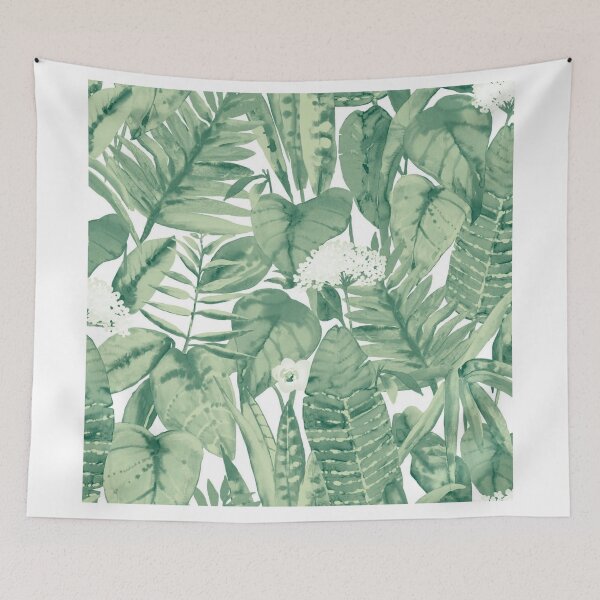 Item preview, Jungle design pattern - tropical leaves  designed and sold by MindChirp.