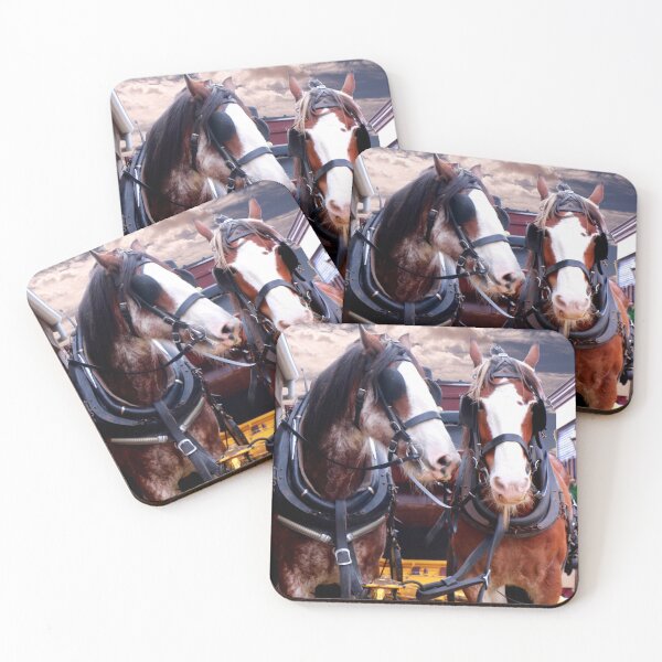 Item preview, Pair of Working Horses  designed and sold by jwwallace.