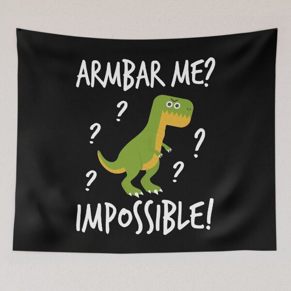 Item preview, Funny Kids Arm Bar Me Brazilian Jujitsu Dinosaur Gift designed and sold by simplytldr.