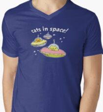 Space cats, Cats in Space Men's V-Neck T-Shirt