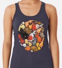 For The Love Of Goldfish Racerback Tank Top