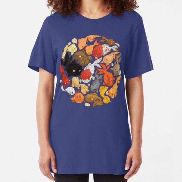 For The Love Of Goldfish Slim Fit T-Shirt
