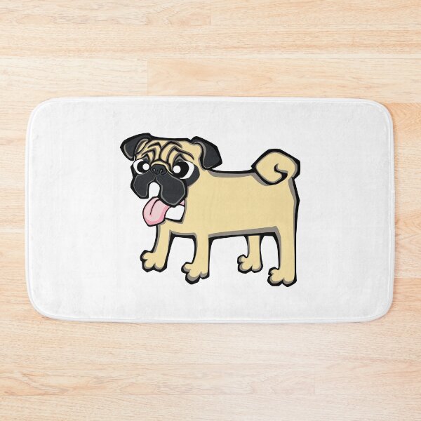 Item preview, Pug - Fawn (Full Body) WHITE BG designed and sold by TheChicken.
