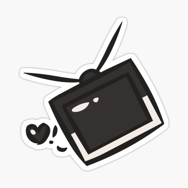 Channel Mono TV Head Logo 1 Sticker