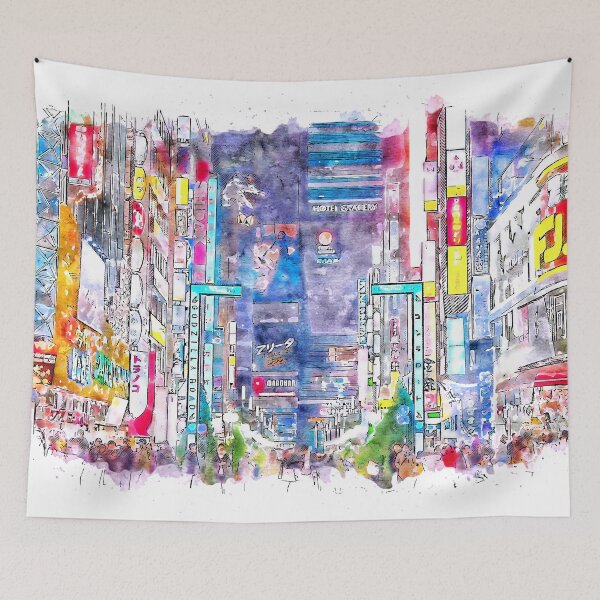 Item preview, Tokyo Nights designed and sold by AM FineArtPrints.