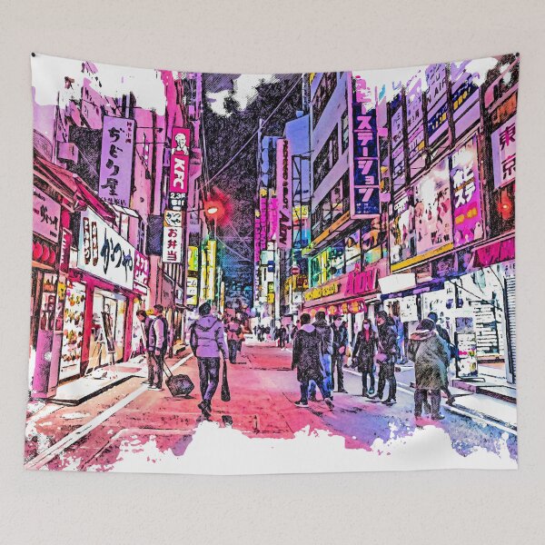 Item preview, Tokyo Nights designed and sold by AM FineArtPrints.