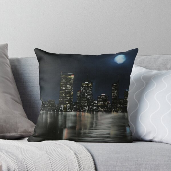 Item preview, City Skyline at Night designed and sold by Dianne Hancock-James.