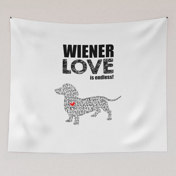 Item preview, Wiener Love is Endless! designed and sold by StubbornWiener.