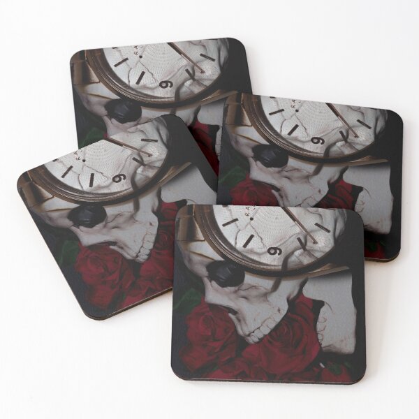Item preview, skull watch and roses designed and sold by Sam Mitchell.