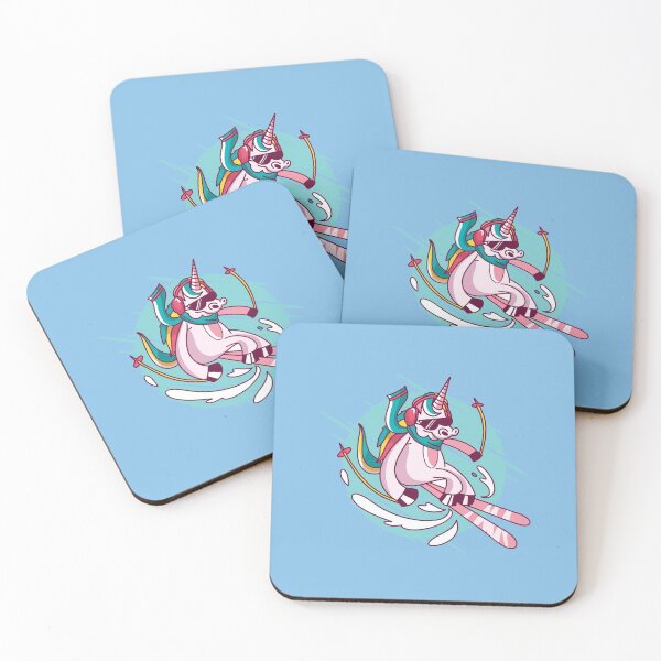 Item preview, Unicorn skiing designed and sold by DerSenat.