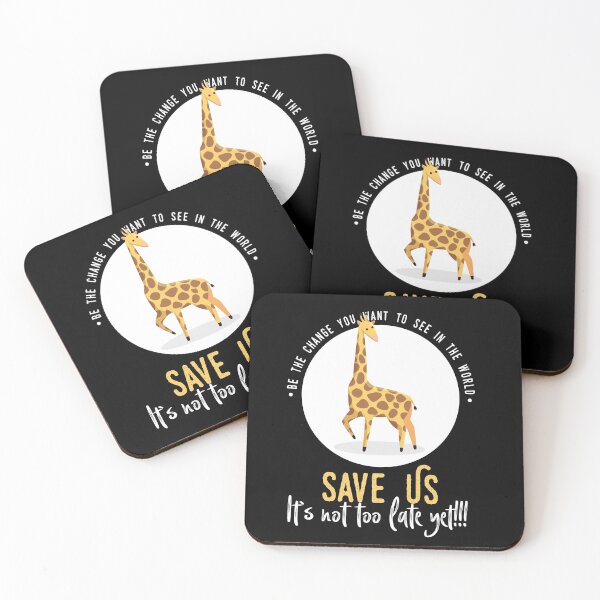 Item preview, Thunberg says protect giraffes designed and sold by Urosek.
