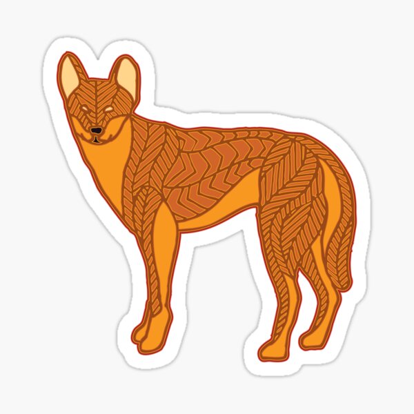 Dingo Sticker For Sale By Black Arts Redbubble