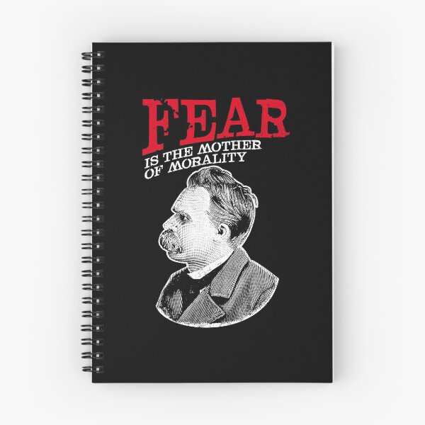 Item preview, Fear Is The Mother Of Morality Friedrich Nietzsche Quote designed and sold by kolbasound.