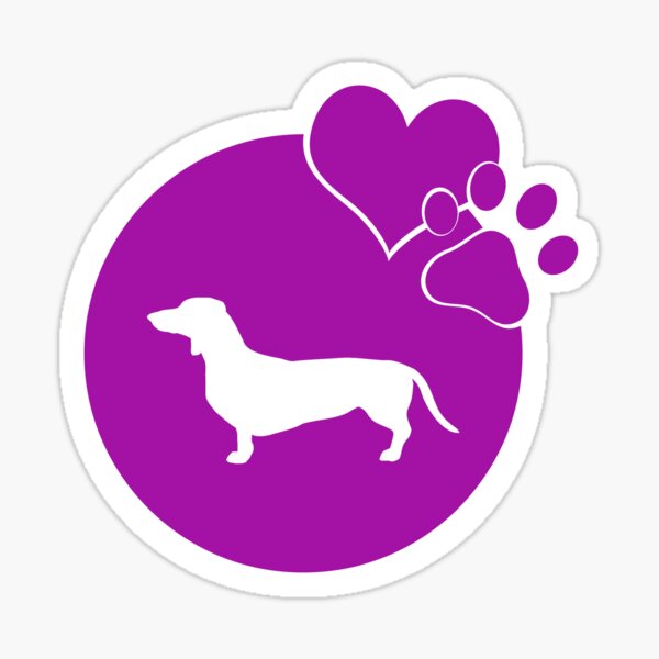 Item preview, Paw Heart Dachshund designed and sold by StubbornWiener.