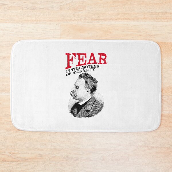 Item preview, Fear Is The Mother Of Morality Friedrich Nietzsche Quote designed and sold by kolbasound.