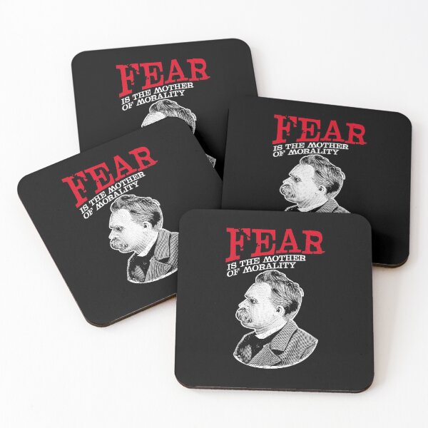 Item preview, Fear Is The Mother Of Morality Friedrich Nietzsche Quote designed and sold by kolbasound.
