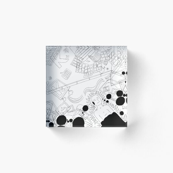 Lines Acrylic Block