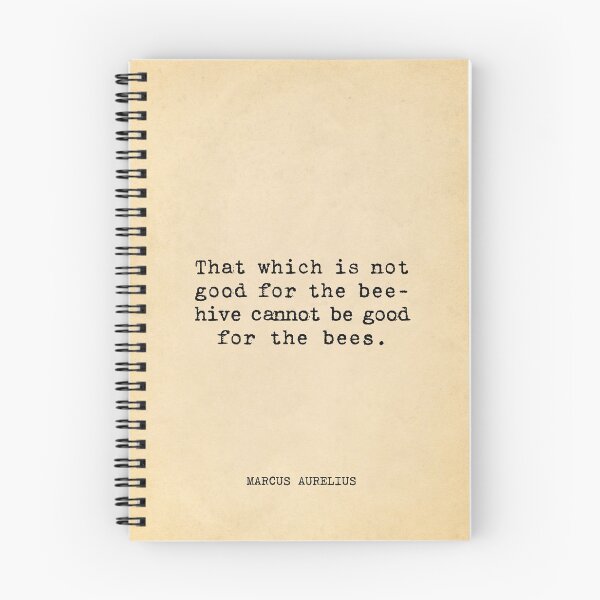 Item preview, That which is not good for the bee-hive cannot be good for the bees - Marcus Aurelius designed and sold by vintagepaper.