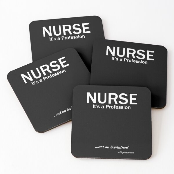 Item preview, Nurse-It's a Profession in Black designed and sold by ellipsiswit.
