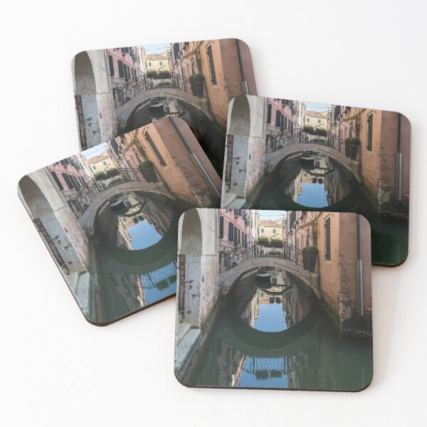 Item preview, Classic Venetian - Reflecting on Rio de San Zanivoro Canal and a Graceful Arched Bridge designed and sold by Georgia Mizuleva.