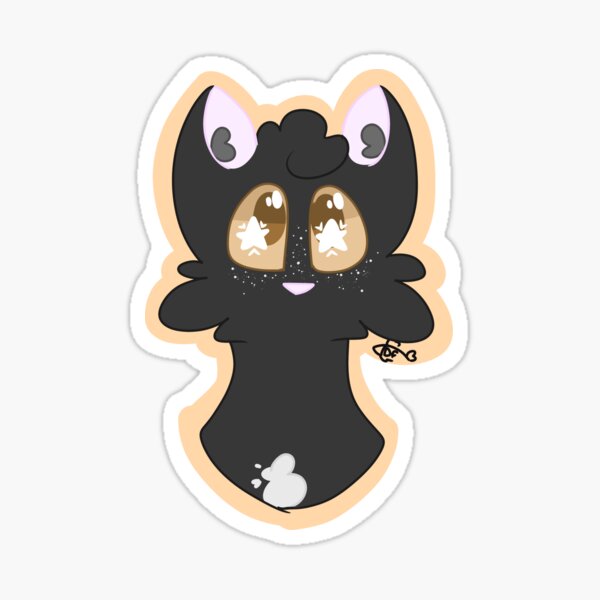 Ravenpaw Warrior Cat Fan Kiss-cut Sticker -  Israel