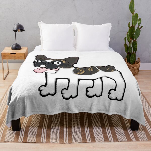 Item preview, French Bulldog - Brindle Pied (Full Body) WHITE BG designed and sold by TheChicken.