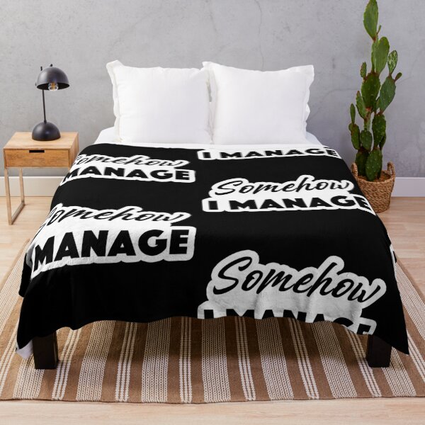 Item preview, Somehow, i manage Popular Meme Speech mood designed and sold by mekx.