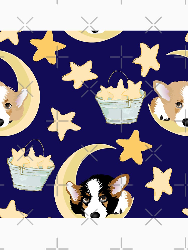 My Corgi World - Majesty Pembroke - Cute welsh cardigan corgis on the moon by Corgiworld