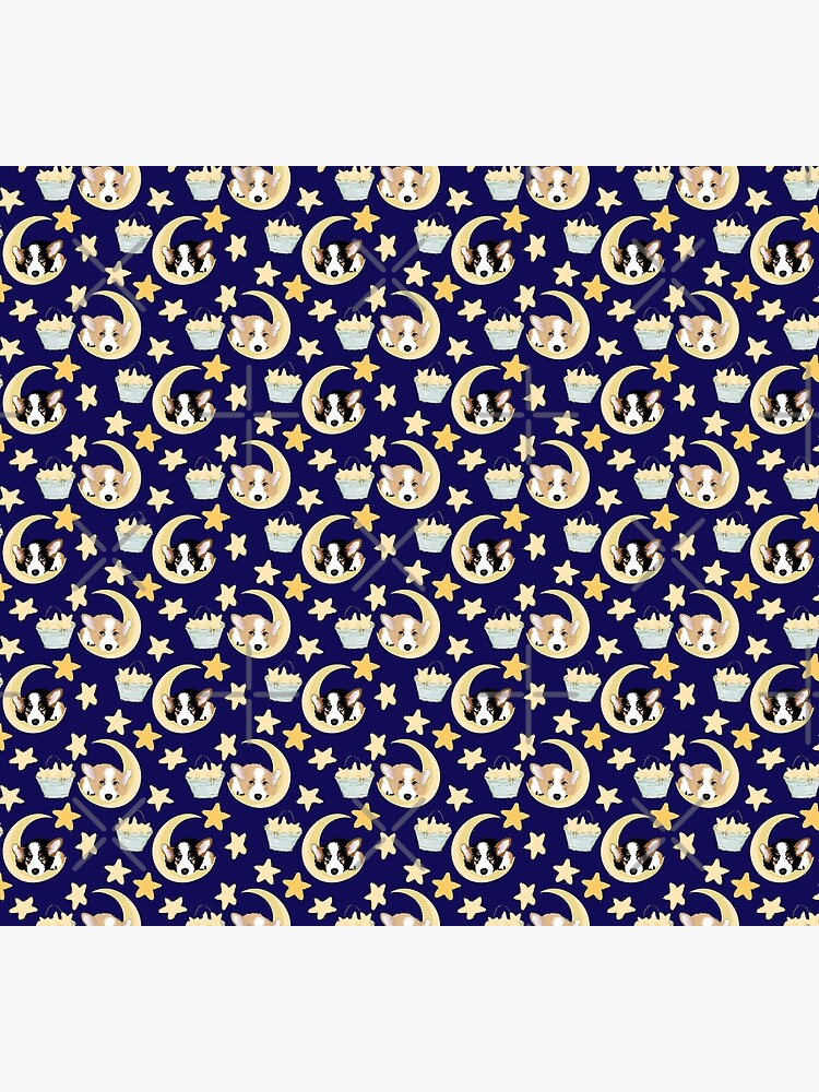 My Corgi World - Majesty Pembroke - Cute welsh cardigan corgis on the moon by Corgiworld