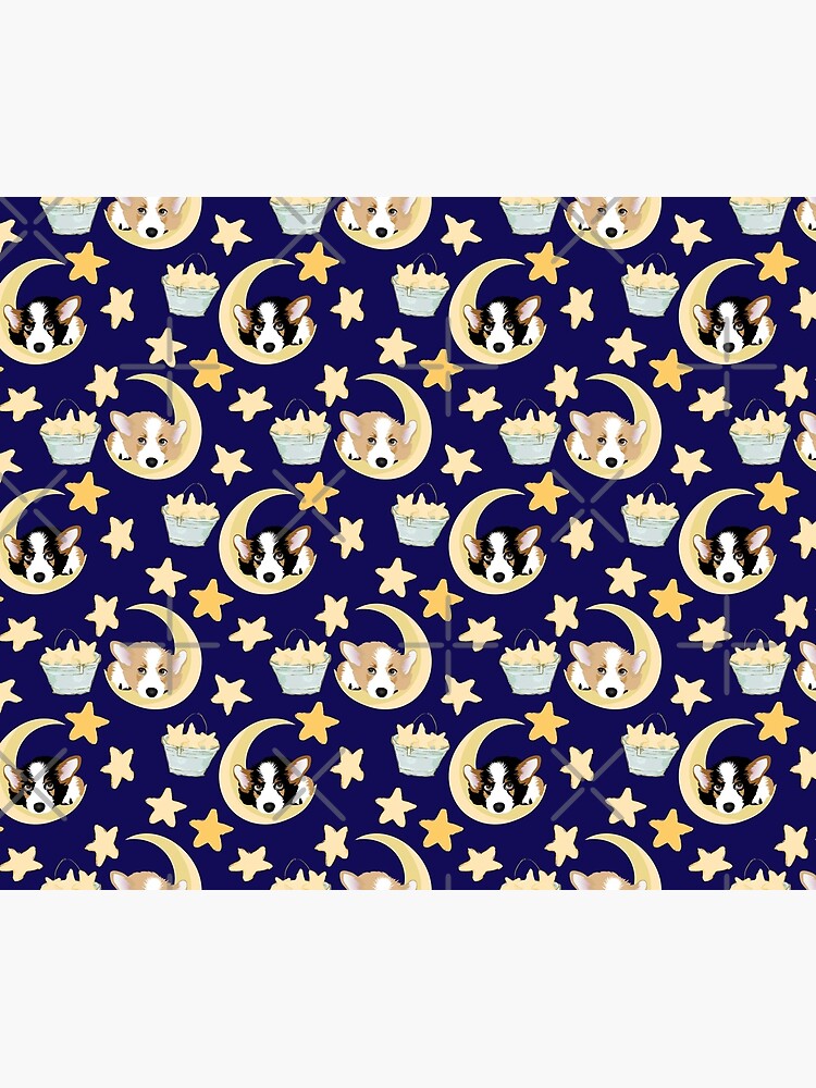 My Corgi World - Majesty Pembroke - Cute welsh cardigan corgis on the moon by Corgiworld