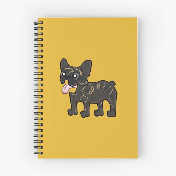Item preview, French Bulldog - Dark Brindle (Full Body) YELLOW BG designed and sold by TheChicken.