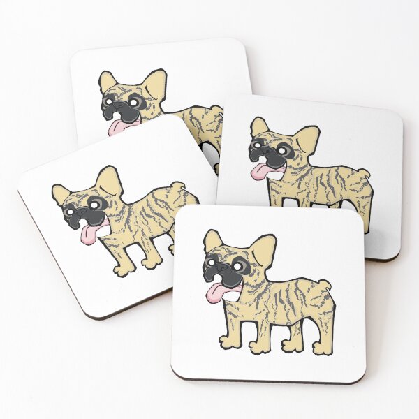 Item preview, French Bulldog - Light Brindle (Full Body) WHITE BG designed and sold by TheChicken.