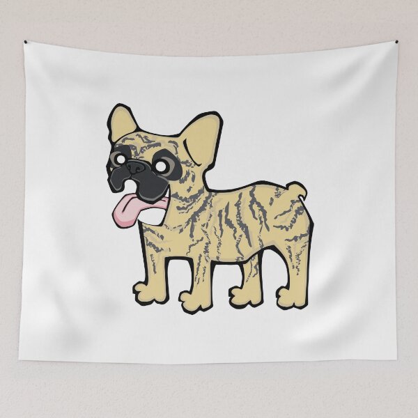 Item preview, French Bulldog - Light Brindle (Full Body) WHITE BG designed and sold by TheChicken.