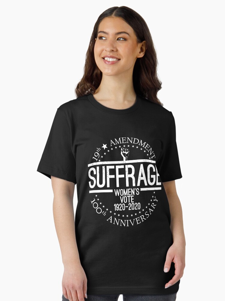 Thumbnail 1 of 7, Essential T-Shirt, Suffrage XIX Centennial 1920-2020 Women's Right To Vote Shirt Gear designed and sold by DynamicDesign.