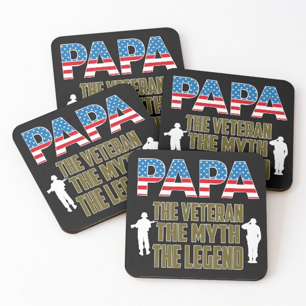 Item preview, Papa The Veteran The Myth The Legend product designed and sold by sunnym79.