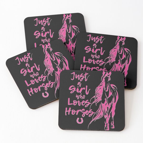Item preview, Just a girl who loves Horses for horse riding girls print designed and sold by sunnym79.