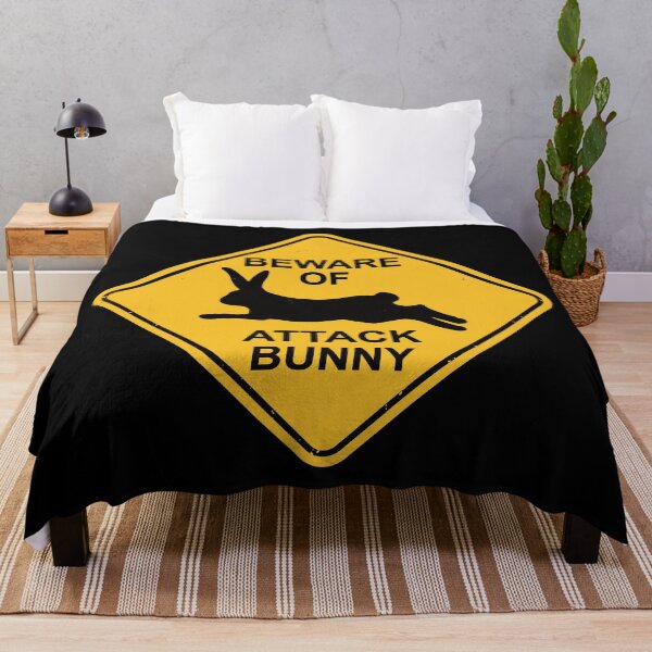 Item preview, Beware! Attack Bunny! designed and sold by IncognitoMode.