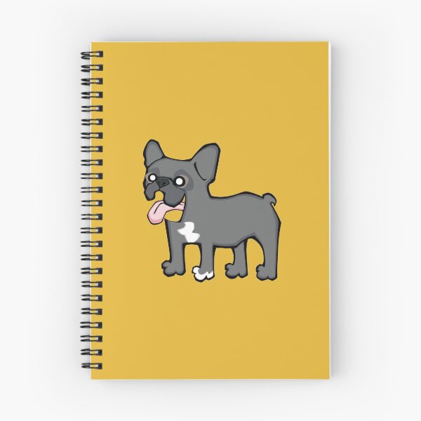 Item preview, French Bulldog - Blue (Full Body) YELLOW BG designed and sold by TheChicken.