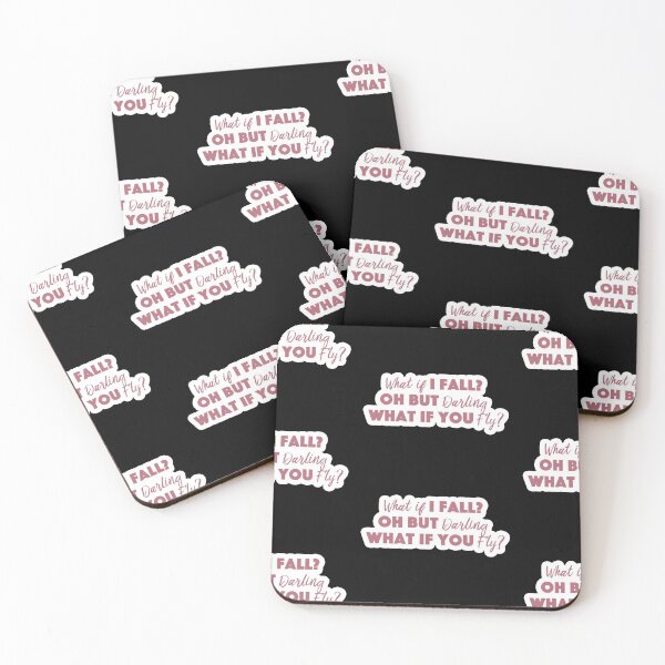 Item preview,  What if i fall? oh but darling what if you fly? Popular Meme Speech designed and sold by mekx.