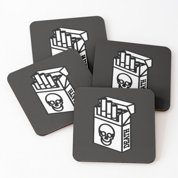 Item preview, Cigarette packet - DEATH - B&W designed and sold by Gatsbird Design.